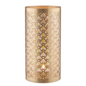 Windlicht LUMINOUS Ornamente Eisen - Gold - Höhe: 26 cm