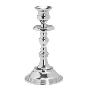 Bougeoir SILVERLIGHTS Aluminium - Argenté - Hauteur : 18 cm