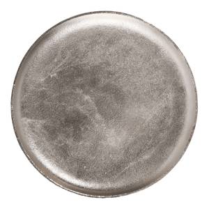 Assiette décorative BANQUET III Aluminium - Argenté - Diamètre : 27 cm