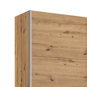 Schwebetürenschrank Subito pure Eiche Artisan Dekor / Weiß - Breite: 135 cm