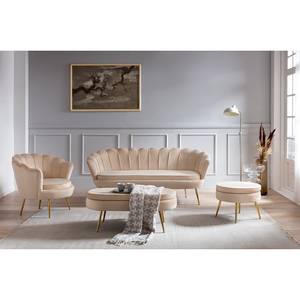 Sessel Ralemo Samt - Creme