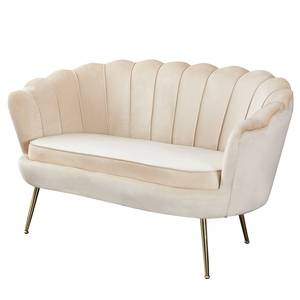 Sofa Ralemo (2,5-Sitzer) Samt - Creme