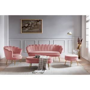 Sofa Ralemo (2,5-Sitzer) Samt - Rosé