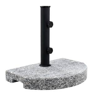 Pied de parasol The Rock I Granite / Acier - Gris