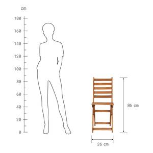 Gartenstuhl LODGE II FSC®-zertifiziertes Akazienholz - Braun