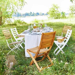 Chaise de jardin Somerset I Acacia massif - Marron