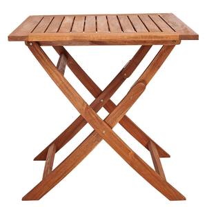 Table et chaises Somerset I (3 éléments) Acacia massif - Marron