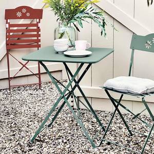 Table et chaises Daisy Jane (3 éléments) Fer - Vert