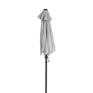 Parasol SIESTA I Aluminium / Polyester - Gris