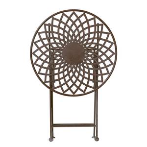 Table et chaises Mandala  (3 éléments) Fer - Marron