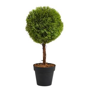 Buis en pot FLORISTA Fer / Polyester PVC - Vert