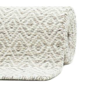 Tapis en laine Trondheim IV Laine vierge - Beige - 110 x 170 cm