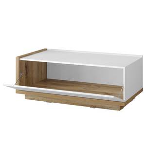 Table basse Lahntal Blanc - Bois manufacturé - 110 x 42 x 60 cm