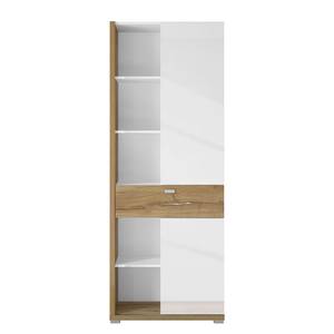 Vitrine Lahntal Blanc - Bois manufacturé - 72 x 190 x 36 cm