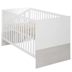 Kombi-Kinderbett Julia Weiß - Holzwerkstoff - 78 x 80 x 142 cm