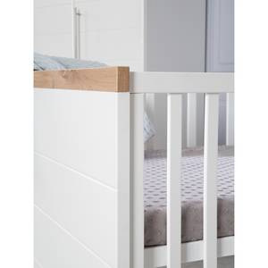 Kombi-Kinderbett Nele Weiß - Holzwerkstoff - 76 x 81 x 144 cm