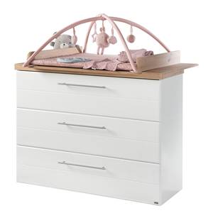 Set de chambre bébé Nele 3 pcs Blanc - Bois manufacturé