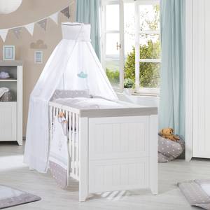 Babyzimmer-Set Wilma (3-teilig) Weiß - Holzwerkstoff