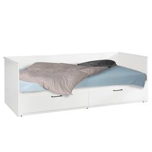 Tagesbett Sylt Weiß - Holzwerkstoff - 208 x 72 x 98 cm