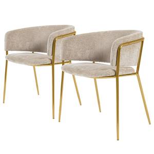 Chaises accoudoirs Vilhena V (lot de 2) Sahara