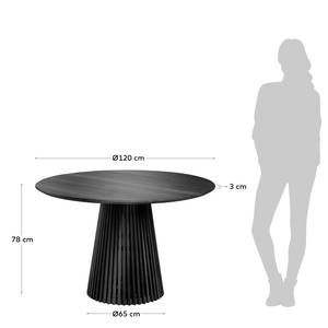 Table Kooskia I Mindy massif - Noir