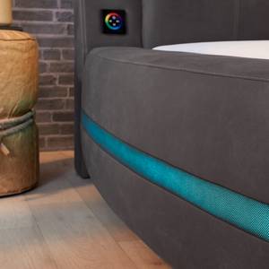 Letto boxspring Ryan Grigio scuro