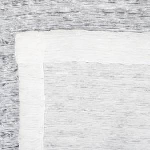 Gordijn Dot polyester - Wit - 135 x 245 cm