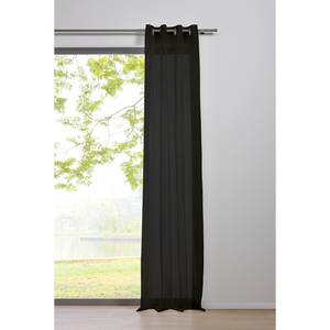 Ösenschal Pure Polyester - Schwarz - 135 x 245 cm