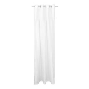 Rideaux à œillets Stream Polyester - Blanc - 135 x 245 cm