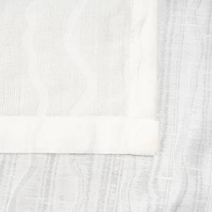 Gordijn Stream polyester - Wit - 135 x 245 cm