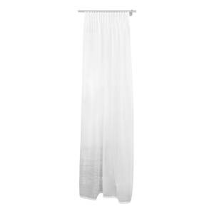 Rideau à passants Soft Polyester - Blanc - 135 x 300 cm