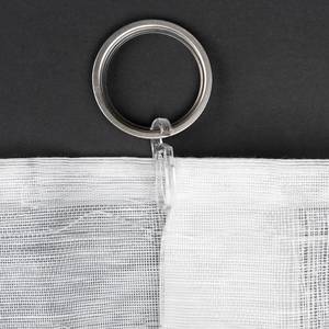 Rideau à passants Soft Polyester - Blanc - 135 x 300 cm
