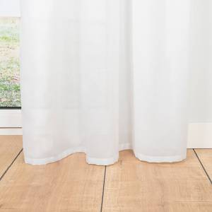 Rideaux à œillets Breeze Polyester - Blanc - 135 x 300 cm