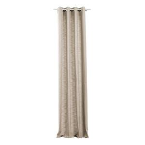 Gordijn Balance polyester - Beige - 135 x 300 cm