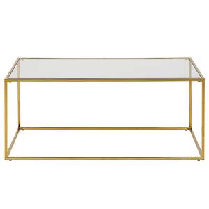 Couchtisch Penly Glas / Metall - Gold