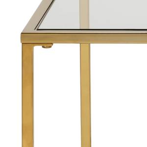 Couchtisch Penly Glas / Metall - Gold