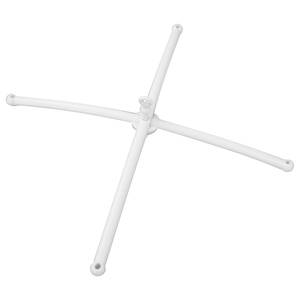 Support pour mobile à vis Niermann I Blanc - Matière plastique - 9 x 68 x 30 cm