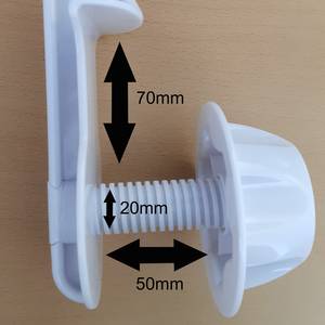 Mobilehalter zum Schrauben Niermann II mit Spieluhr