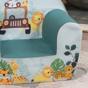 Poltrona per bambini Safari Multicolore - Materiale sintetico - Tessile - 34 x 42 x 51 cm