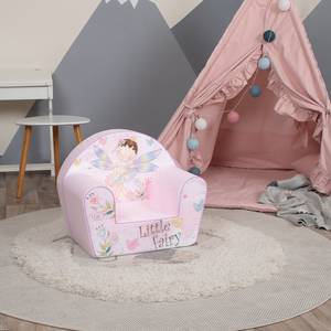 Kinderfauteuil Little Fairy Meerkleurig - Plastic - Textiel - 34 x 42 x 51 cm