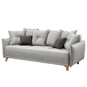 Schlafsofa Rutherford Webstoff Denga / Microfaser Laci: Silber / Anthrazit