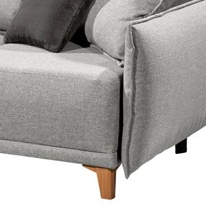Schlafsofa Rutherford Webstoff Denga / Microfaser Laci: Silber / Anthrazit