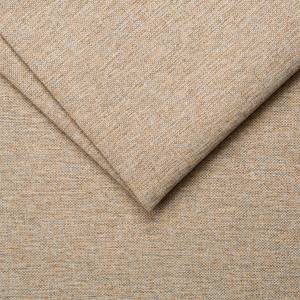 Wohnlandschaft Rutherford Webstoff Denga / Microfaser Laci: Beige / Ziernaht Beige - Ottomane beidseitig montierbar