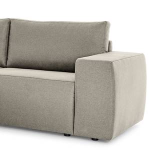 Ecksofa Looks I Webstoff Bona: Stahl