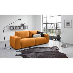 Bigsofa Looks Webstoff Glaw: Honigbraun