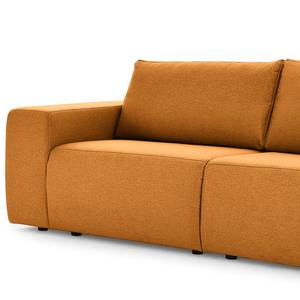 Bigsofa Looks Webstoff Glaw: Honigbraun