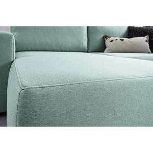 Ecksofa Looks I Webstoff Glaw: Stahlblau