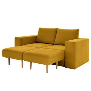 Sofa Looks-V1 (2-Sitzer) Microfaser Marta: Senfgelb - Breite: 192 cm