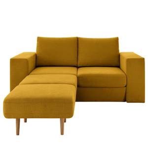 Sofa Looks-V1 (2-Sitzer) Microfaser Marta: Senfgelb - Breite: 192 cm