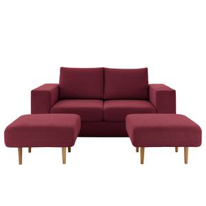 Sofa Looks-V1 (2-Sitzer) Microfaser Marta: Bordeaux - Breite: 192 cm